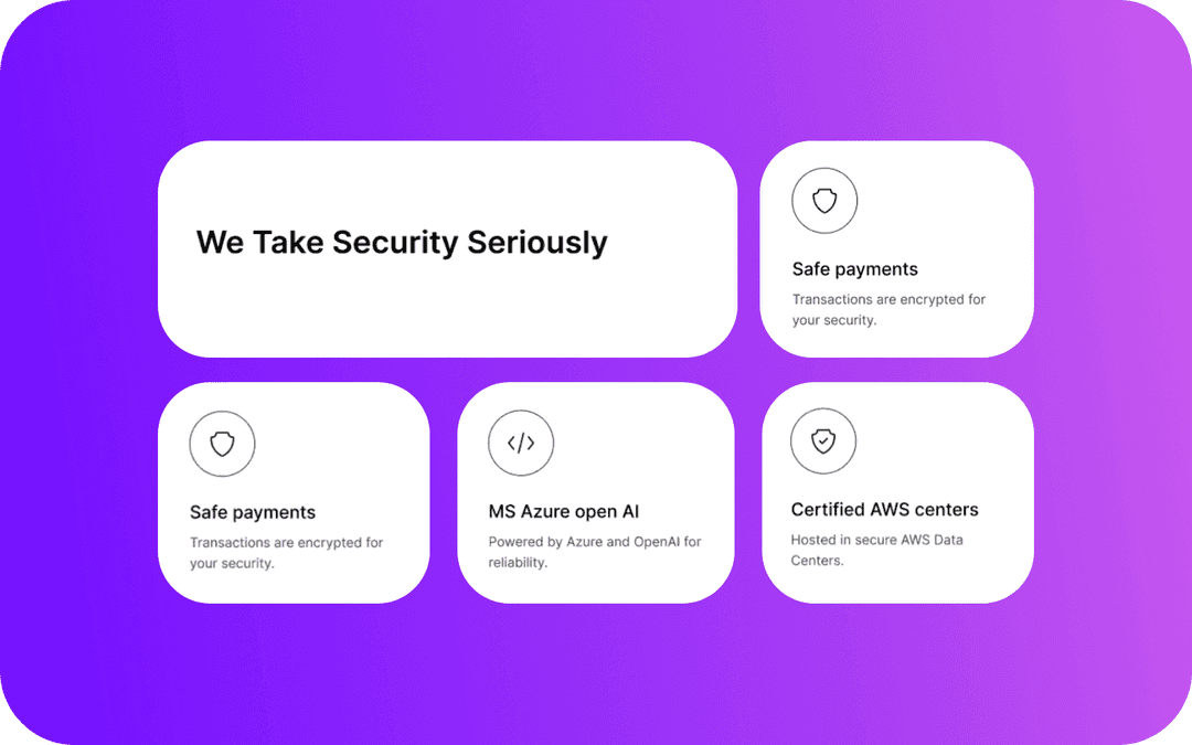 Data security features